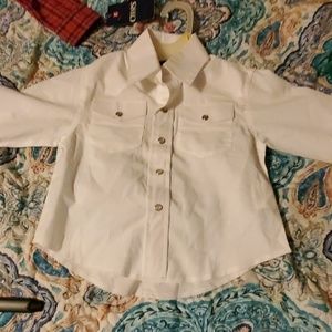 2T Wrangler pearl snap shirt
